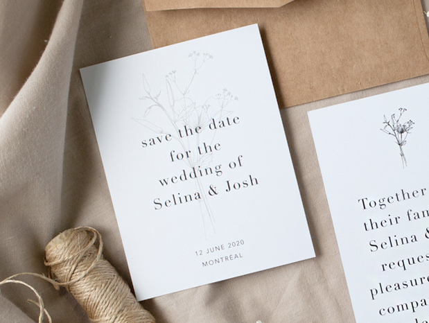 We’re talking Save the date invitations with Paperlust