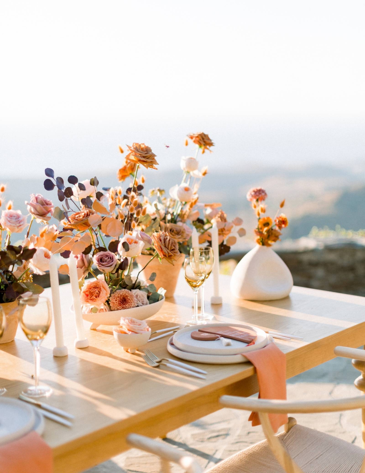 Terracotta dreaming in this Greek Islands engagement inspiration