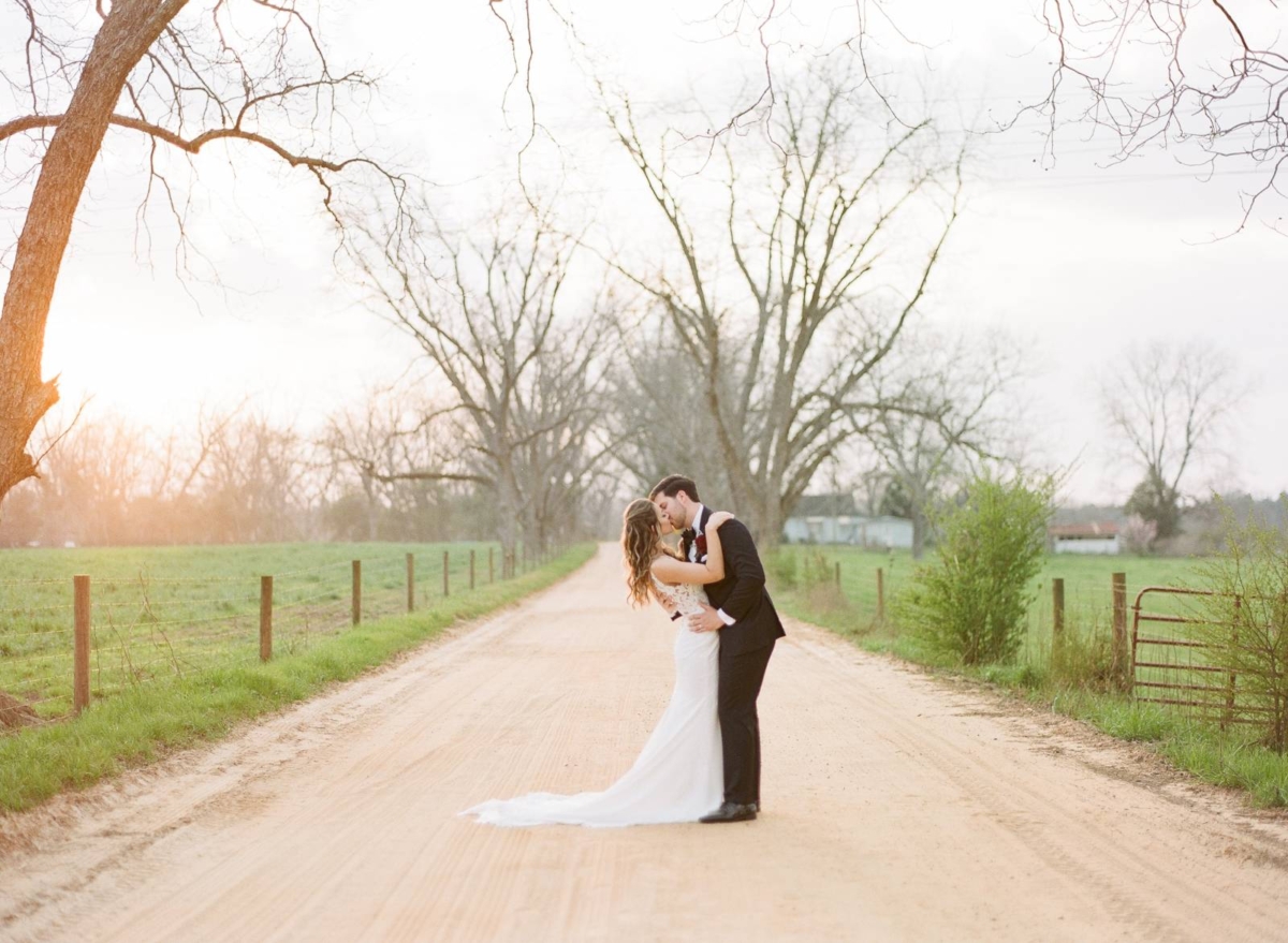 A sweet southern wedding on the family pine tree farm