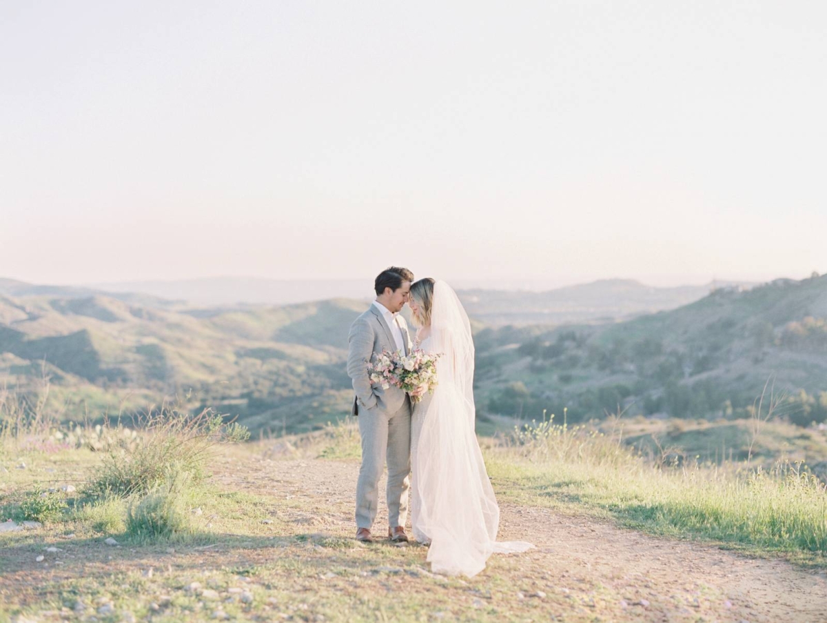 The prettiest mountaintop Anniversary Session in Southern California