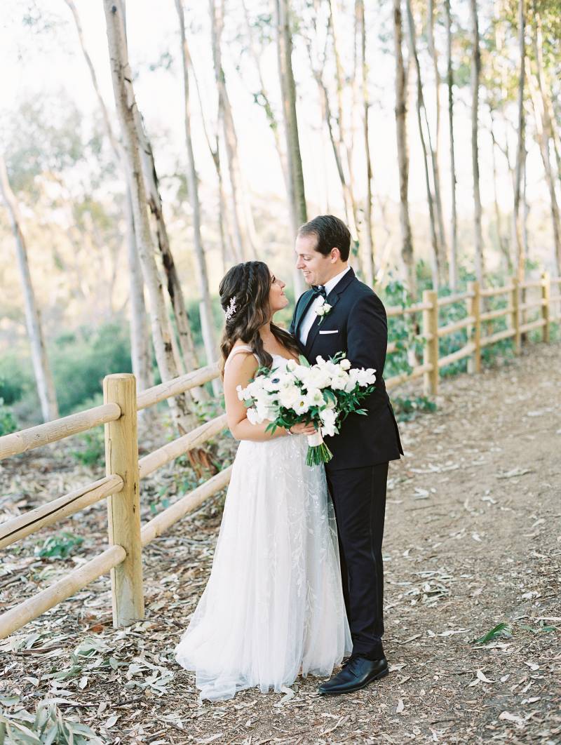 An Intimate Black & White Wedding in Carlsbad, California