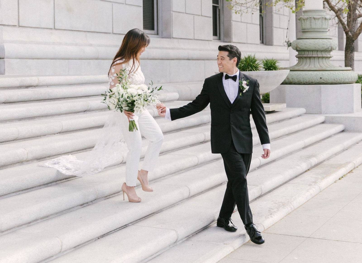 Classic San Francisco City Elopement showcasing iconic locations