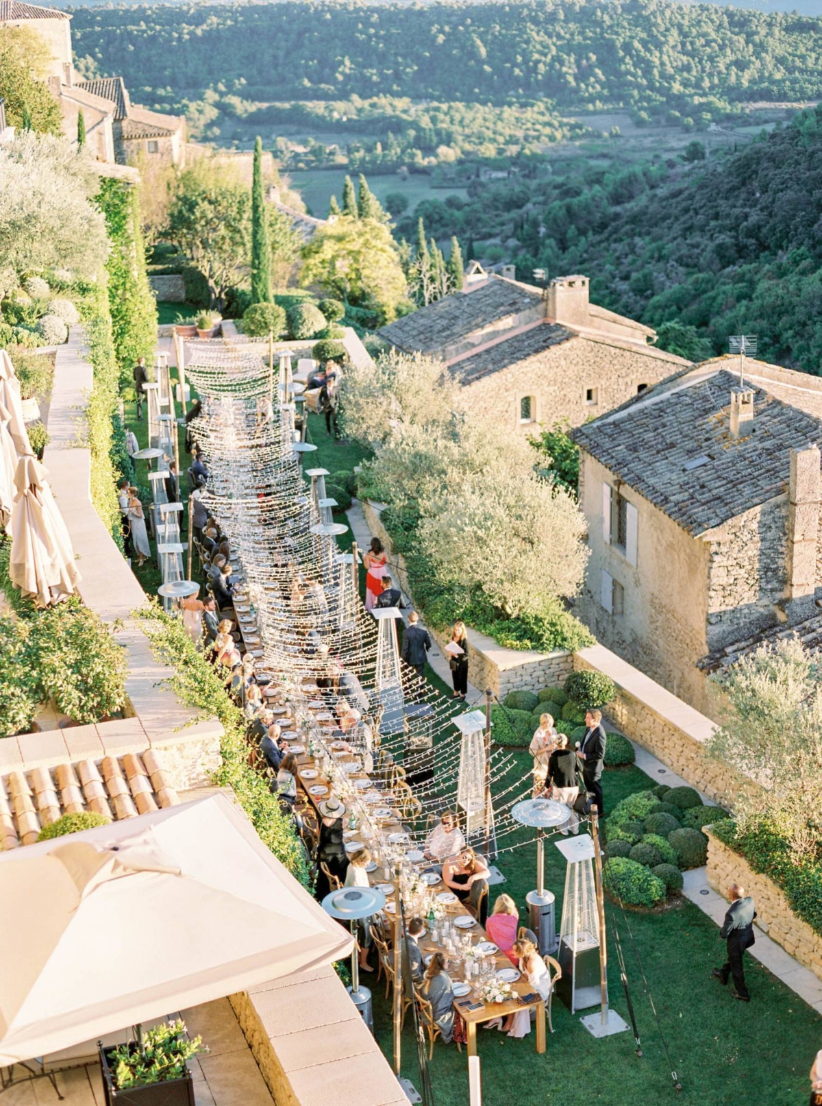 An stunning international celebration in Provence at La Bastide de Gordes