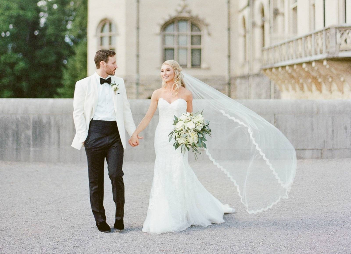 Classic Black & White wedding at The Biltmore Estate