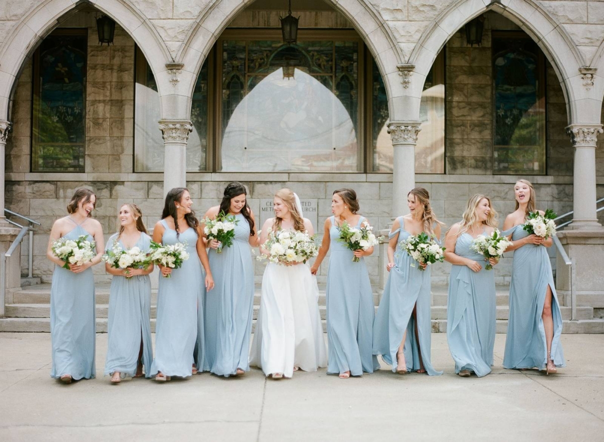 A downtown Asheville, North Carolina wedding at the bride’s childhood church