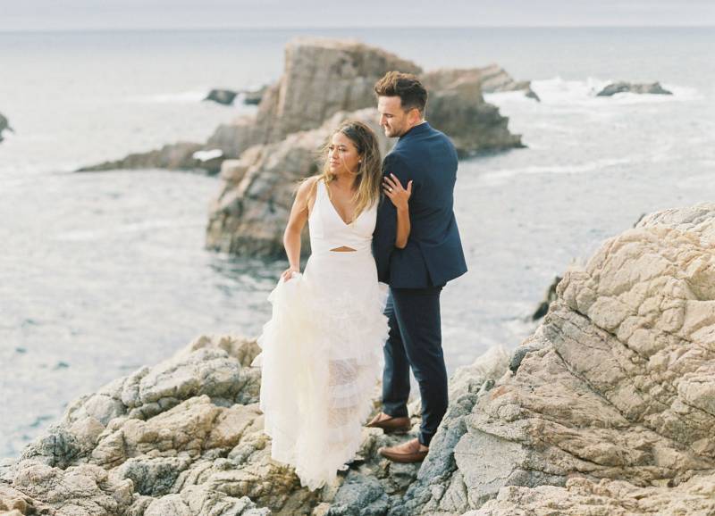 A wild and beautiful Big Sur engagement shoot