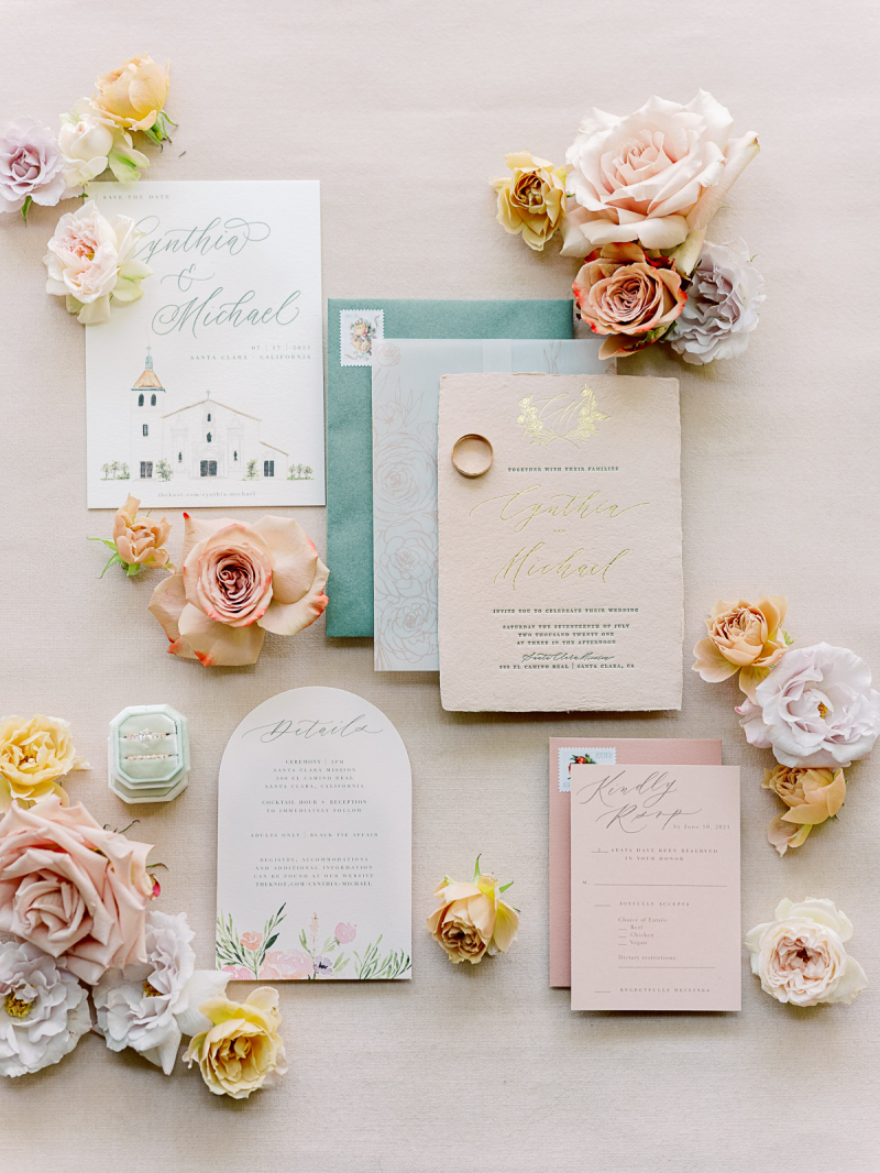 A luxurious summer wedding with an abundance of florals in Santa Clarita