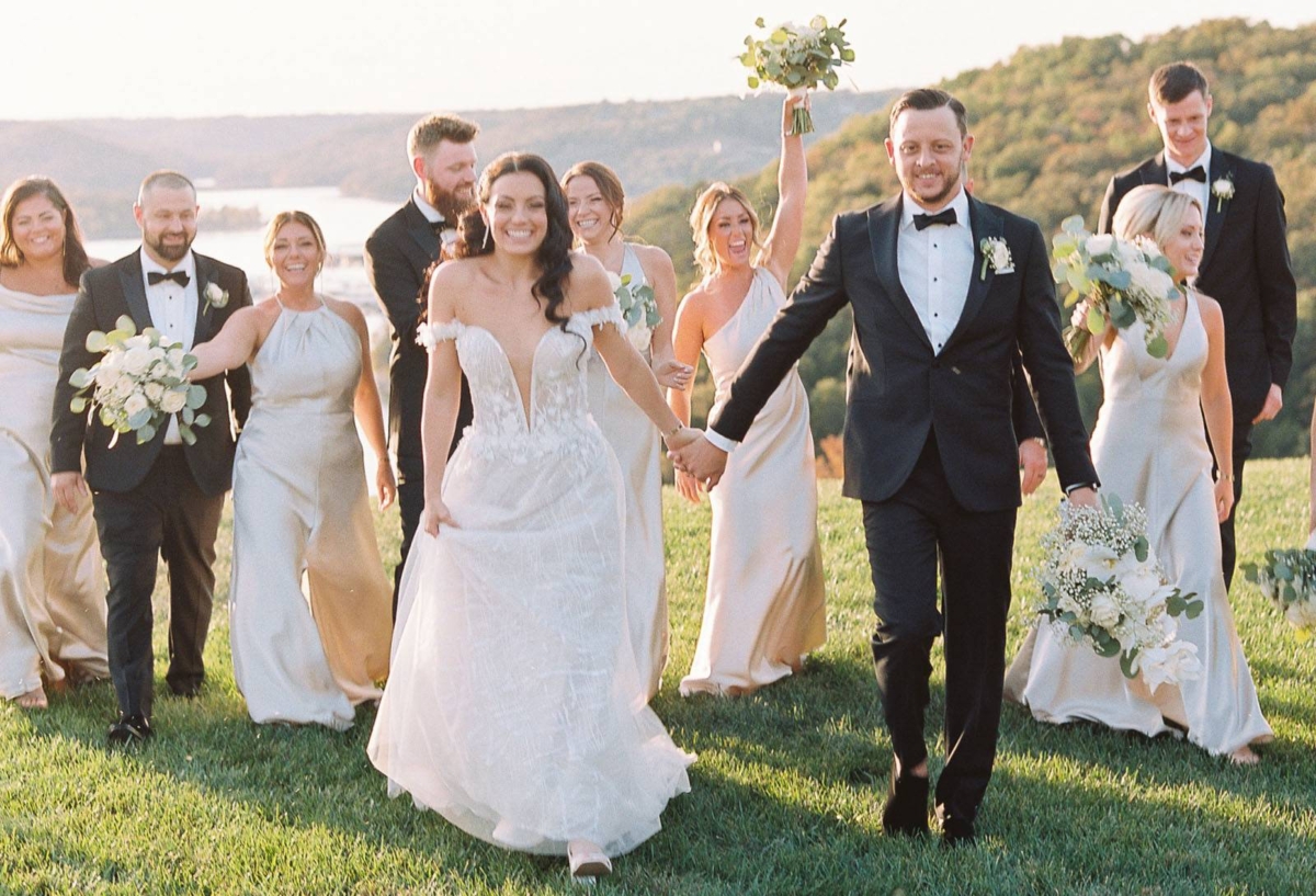 An enchanting, whimsical lakeside wedding in Missouri