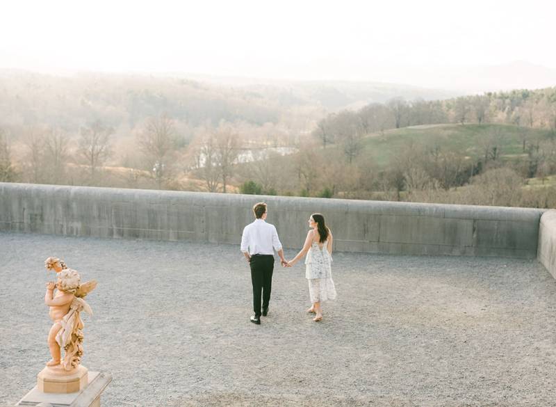 An early spring Biltmore Engagement Session