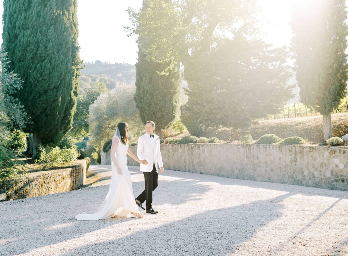 A beautifully romantic destination wedding in Tuscany