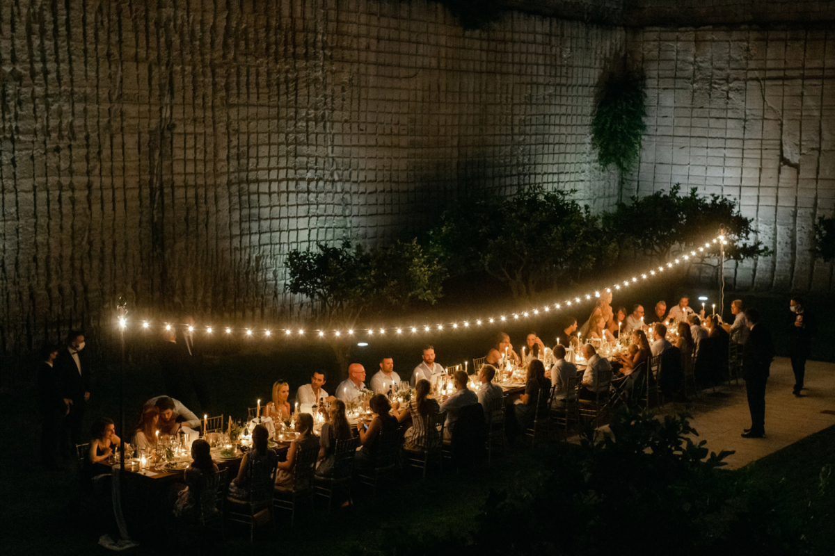 A magical summer wedding set in the midst of quarry on Favignana island, Sicily