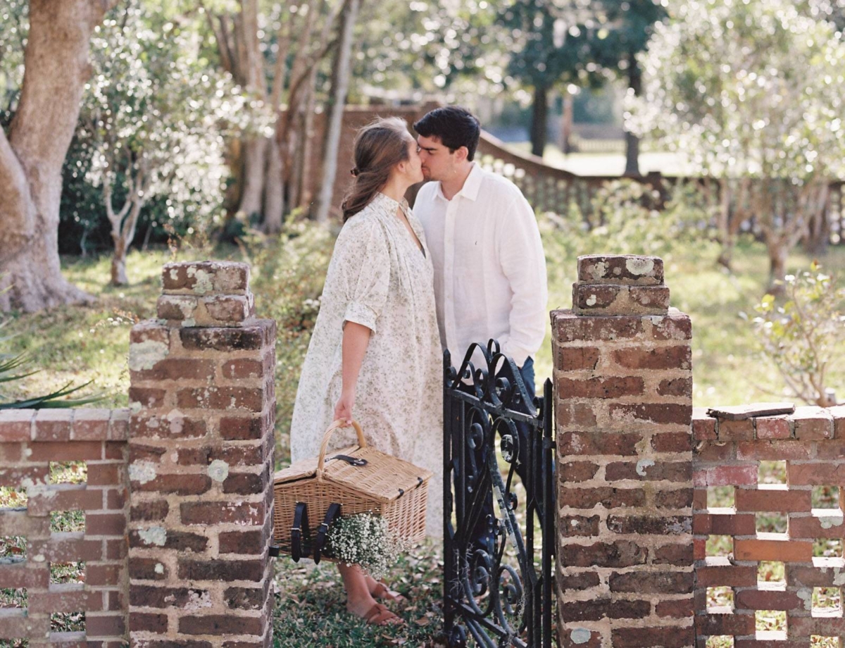 A Charleston engagement shoot celebrating every day moments