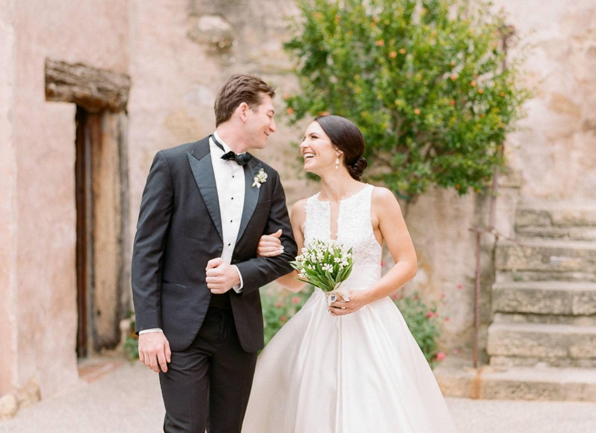 The most beautifully classic black and white wedding in Carmel