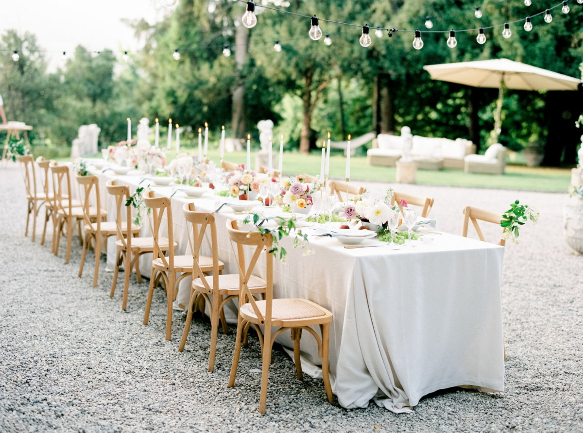 A charming garden destination wedding in Verona, Italy