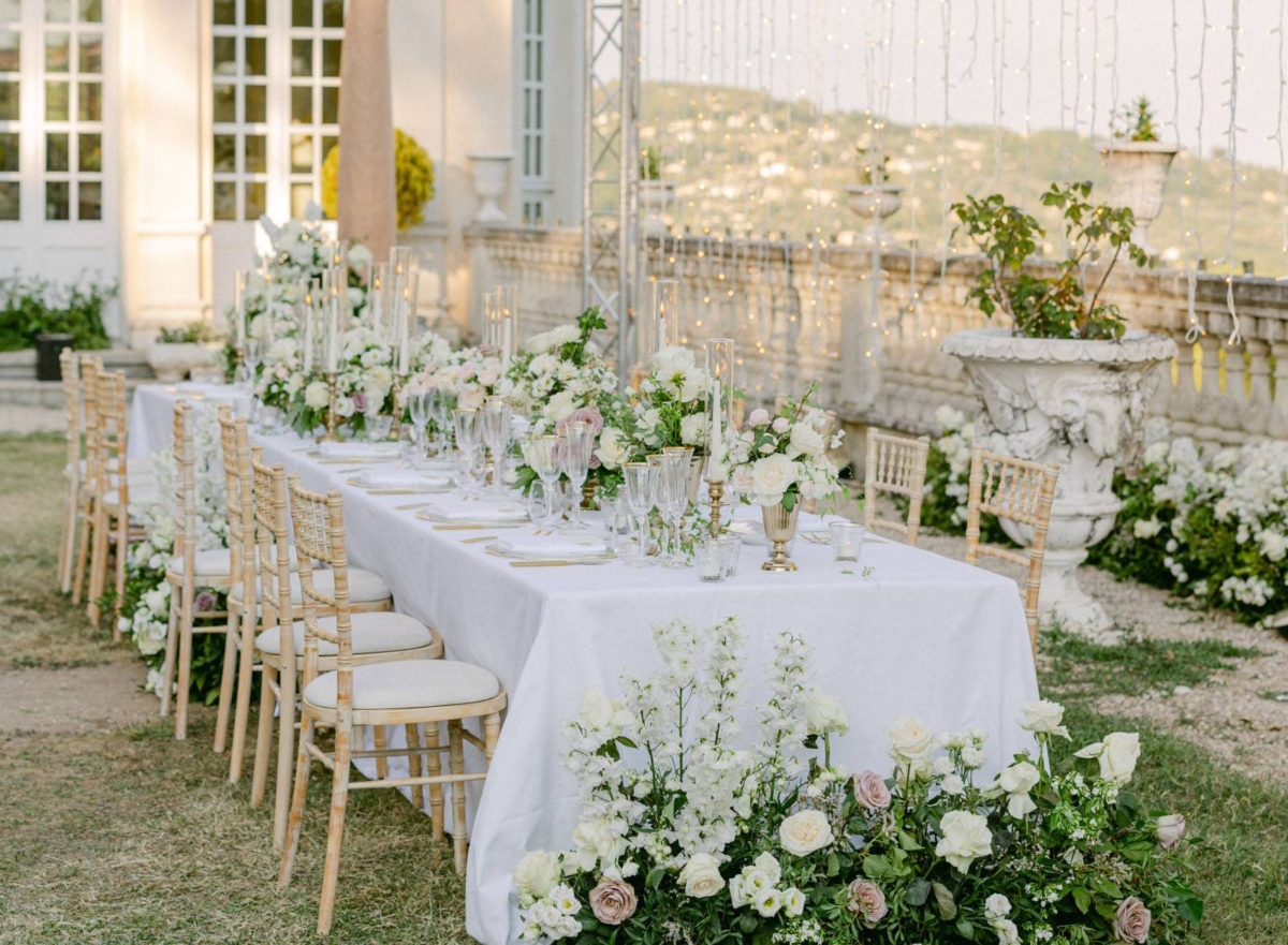 Elegant wedding at Château Saint Georges