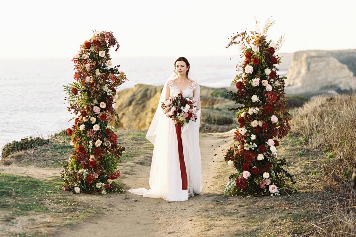 Celtic Couture Wedding Inspiration on the California Coast