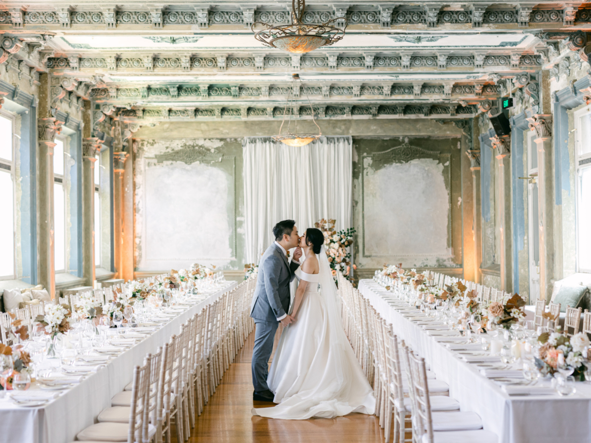 A sentimental Melbourne wedding with a reception in a beautiful historic Ballroom