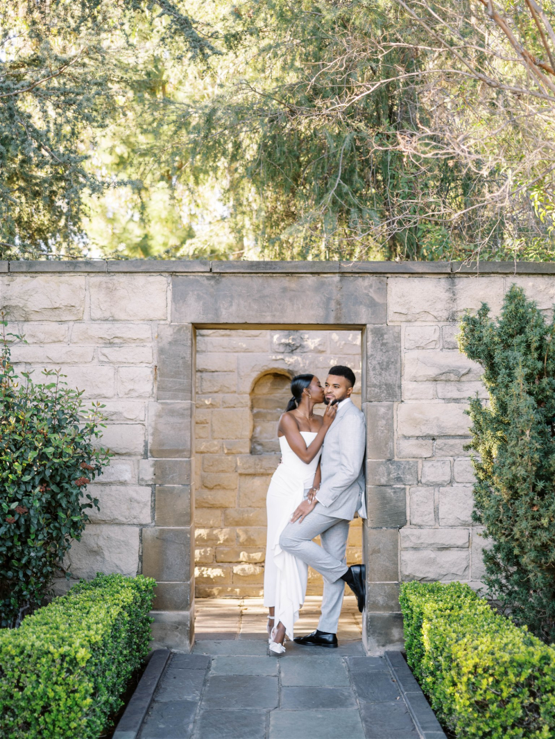 A Chic Beverly Hills Engagement at Greystone Mansion & Gardens