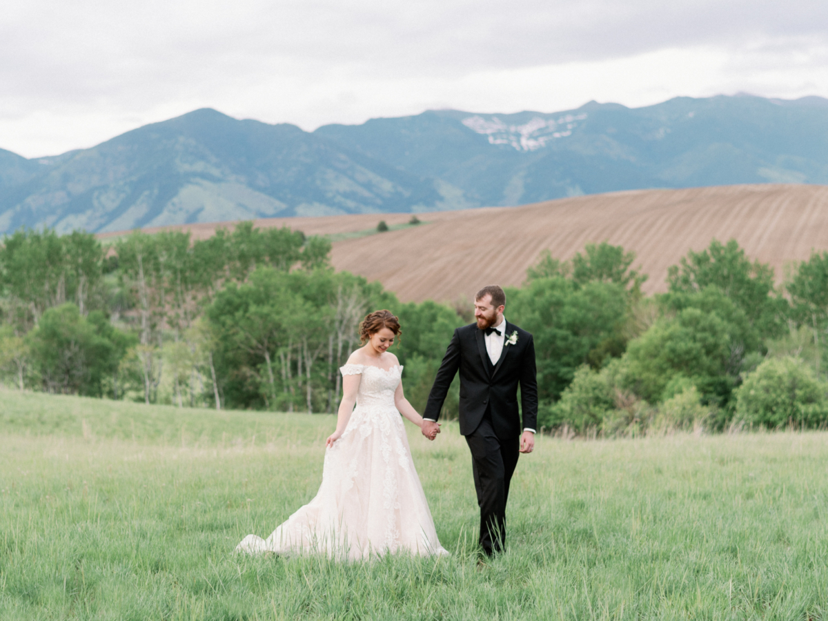 Romantic Spring Wedding at Foster Creek Farm in Montana