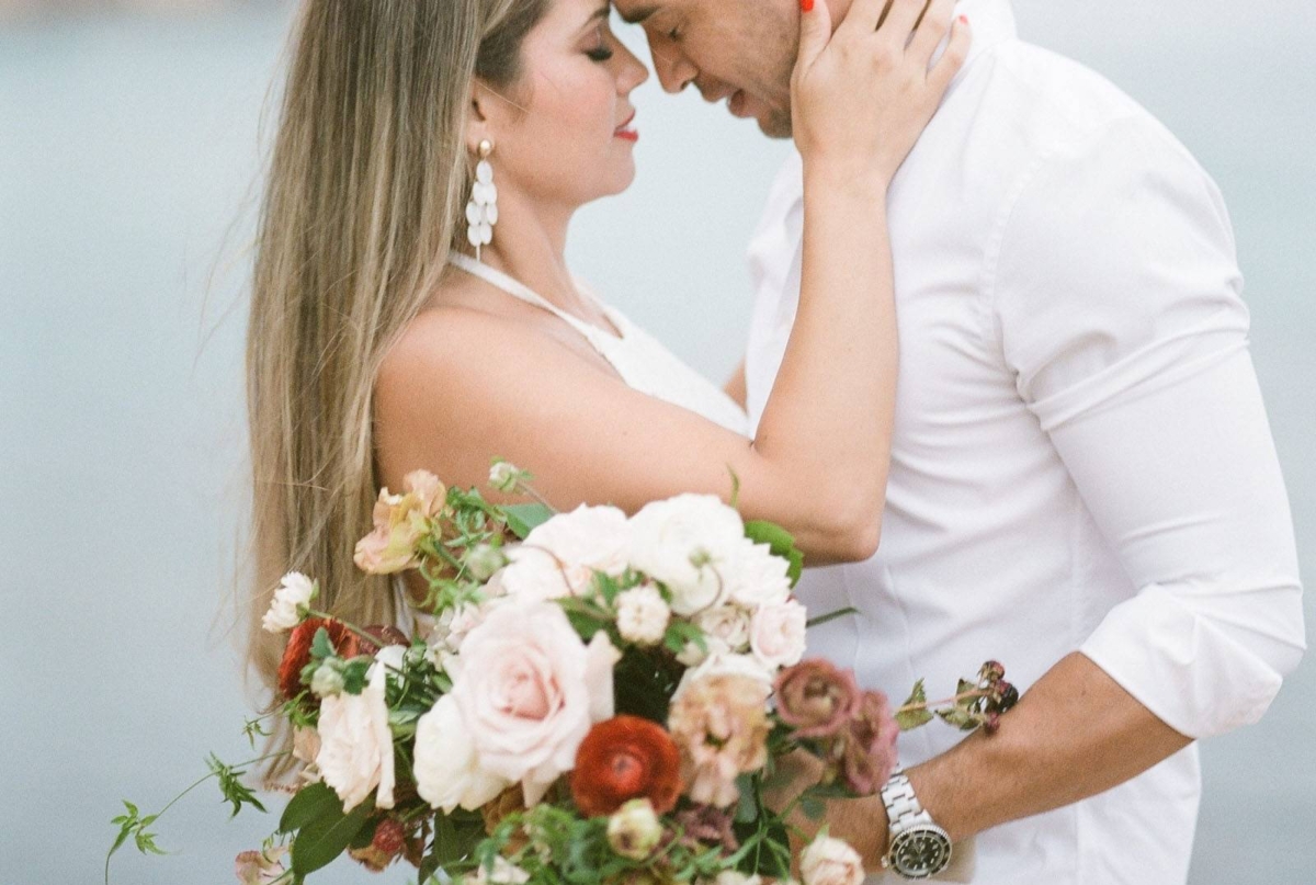 A heartfelt California coastal engagement