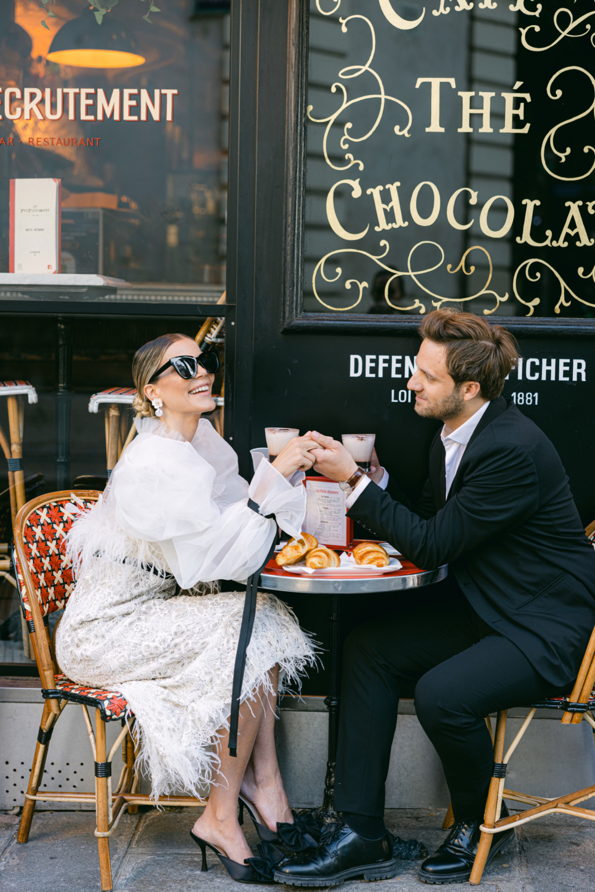 A marriage of love and fashion in this Couture Parisian elopement inspiration