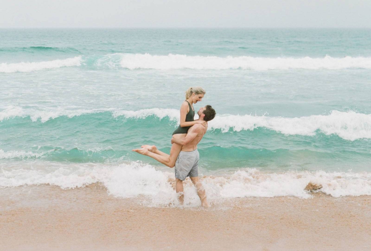 A fun & heartfelt pre-wedding lifestyle shoot on Sydney’s beaches