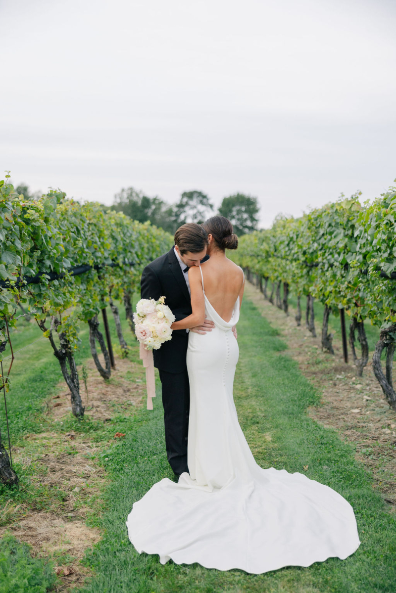 Pretty pastels in Early Autumn at a Connecticut Vineyard