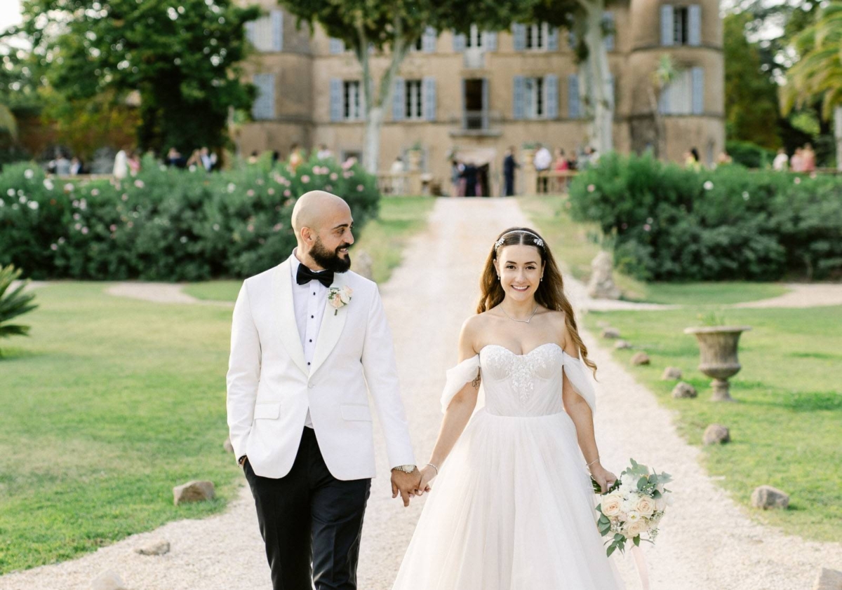 Destination Wedding in Provence that merged the couples two cultures