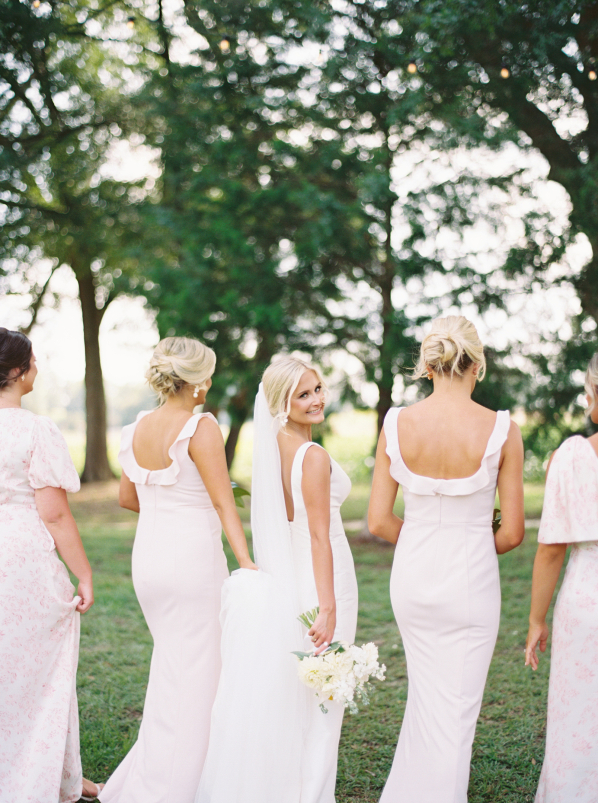 A literal garden oasis in this Vibrant Tented Summer Wedding in Georgia