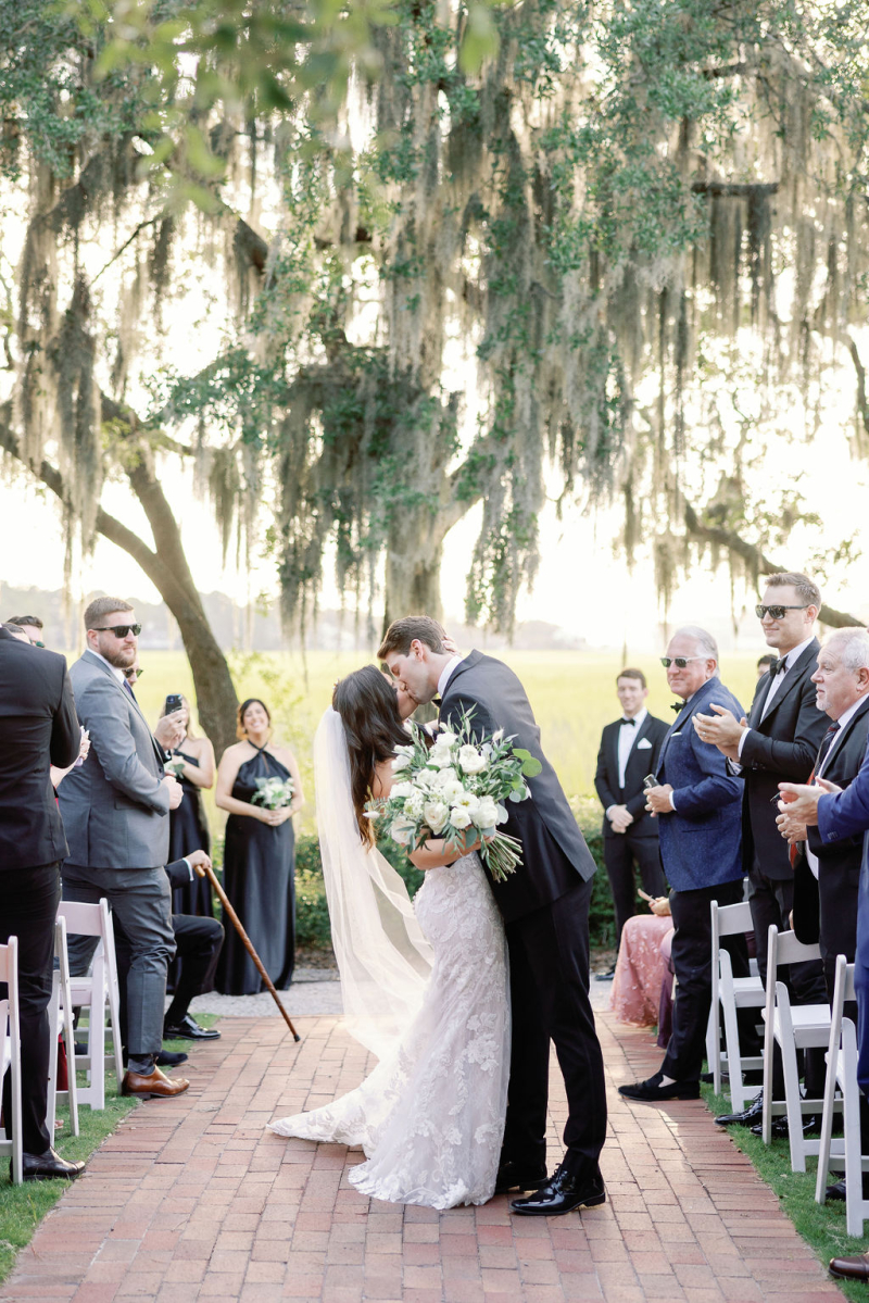 So much charm in this end of Summer Charleston Wedding