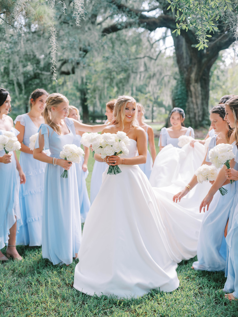 A Charleston summer wedding with rain in the midst of the vows!