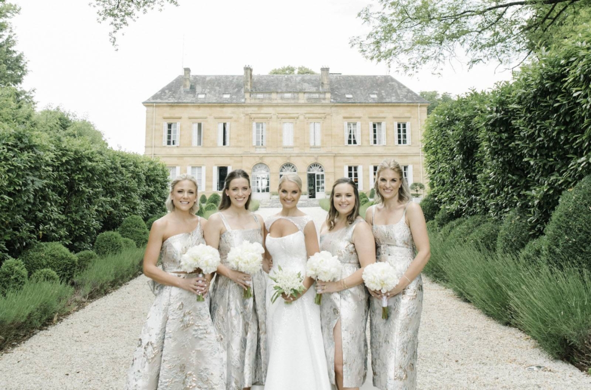 This French Chateau inspired this couples wedding style