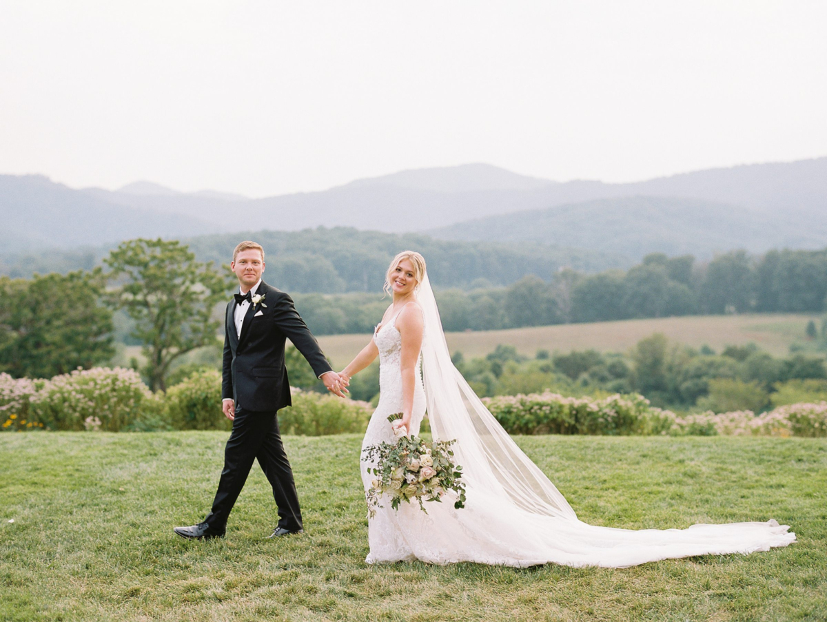 A sweet Vineyard wedding at Pippin Hill Farms