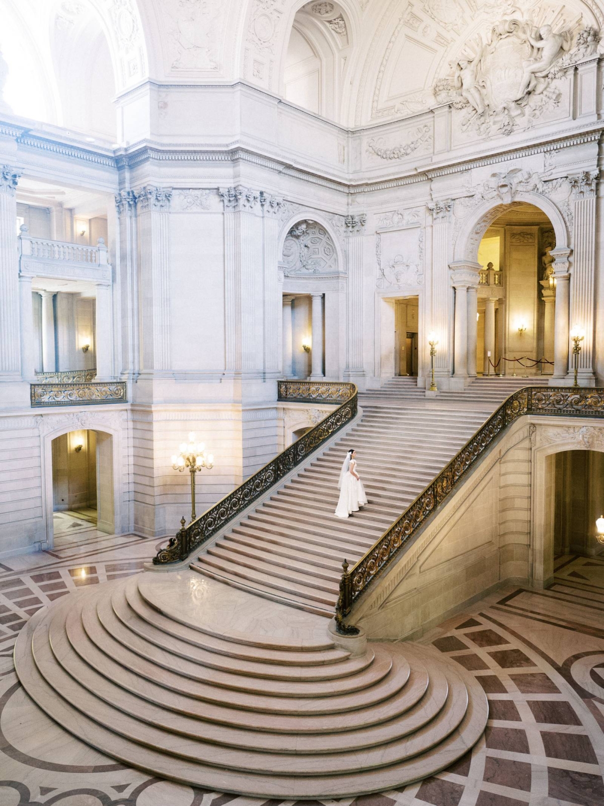 Modern Fairytale Bridals at The San Francisco City Hall