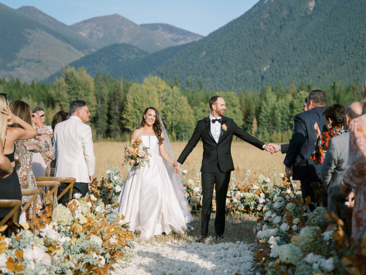 Elevated aesthetics at this Montana Mountain wedding