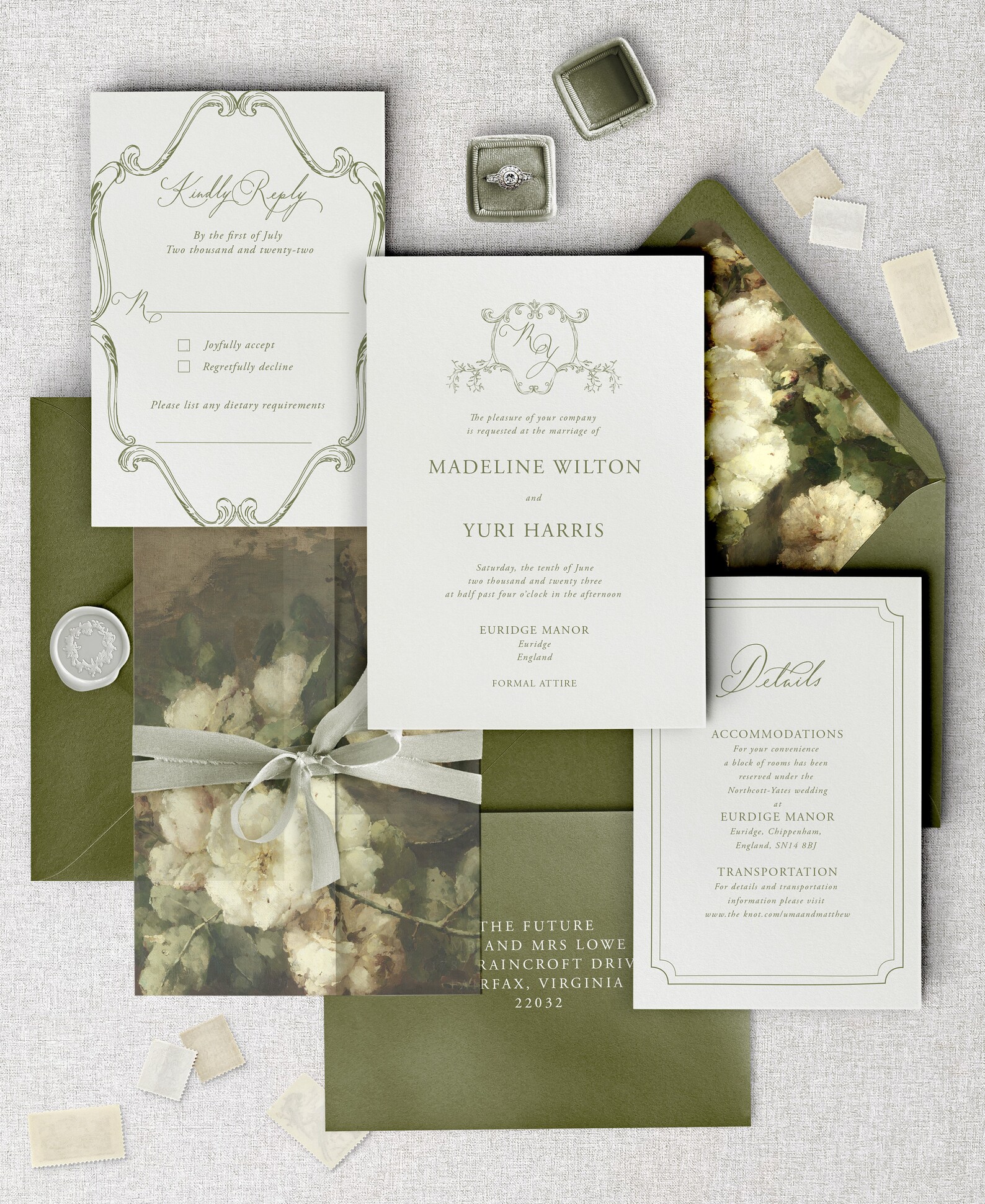 Botanical Wedding Invitation