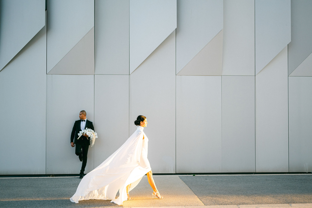 Chic wedding editorial set amidst the charm of Aix-en-Provence