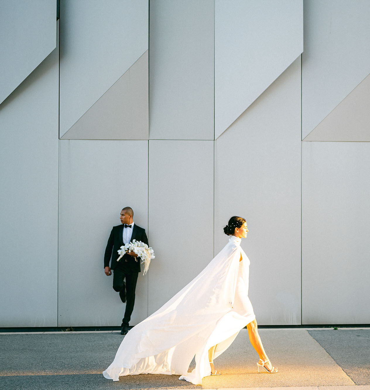 Chic wedding editorial set amidst the charm of Aix-en-Provence