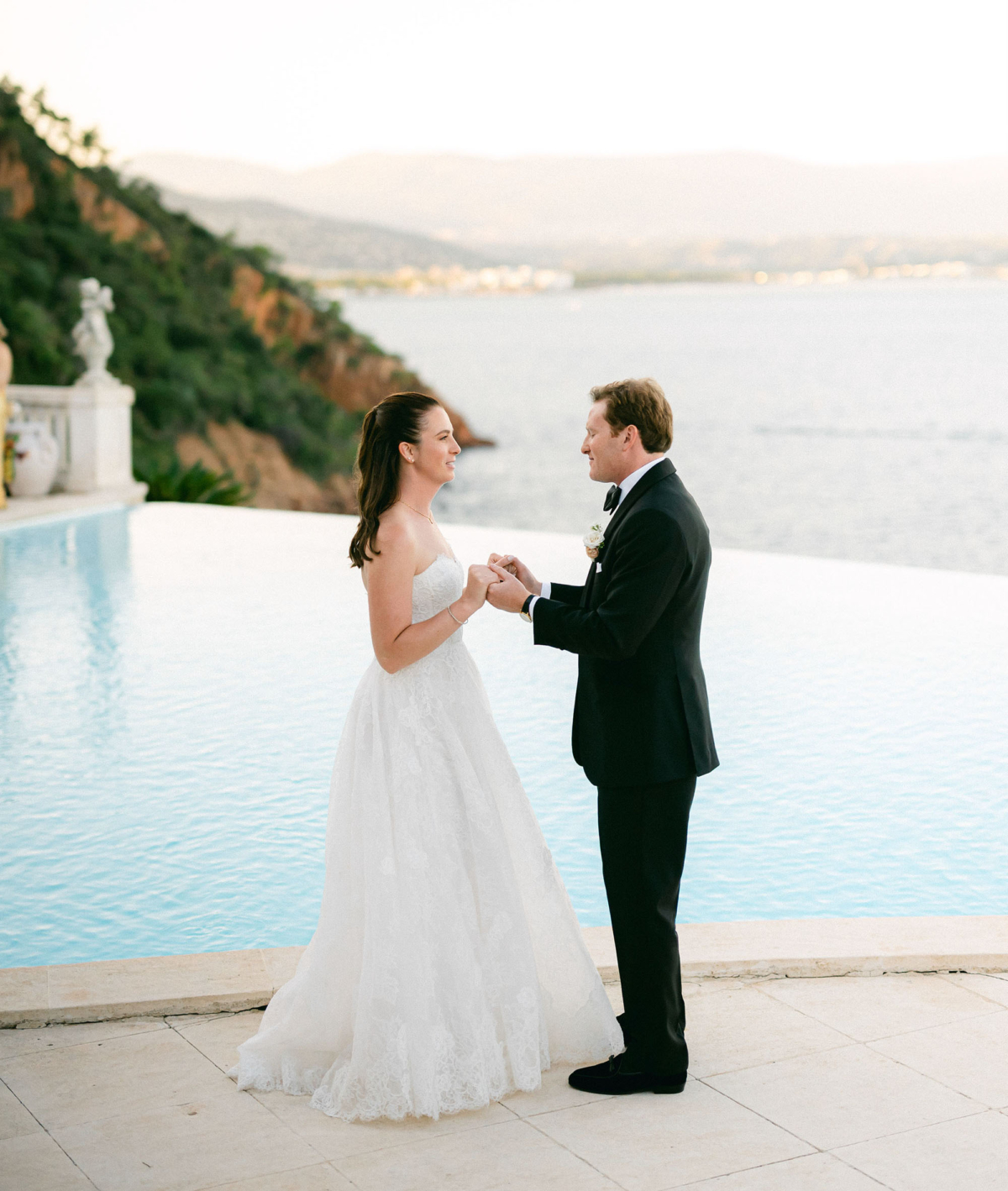 Vibrant French Riviera Wedding Overlooking Cannes Bay