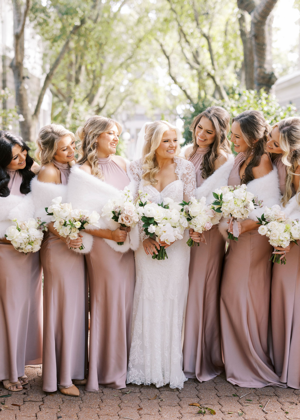Elegant Dusty Rose & Ivory Wedding at Carillon Beach