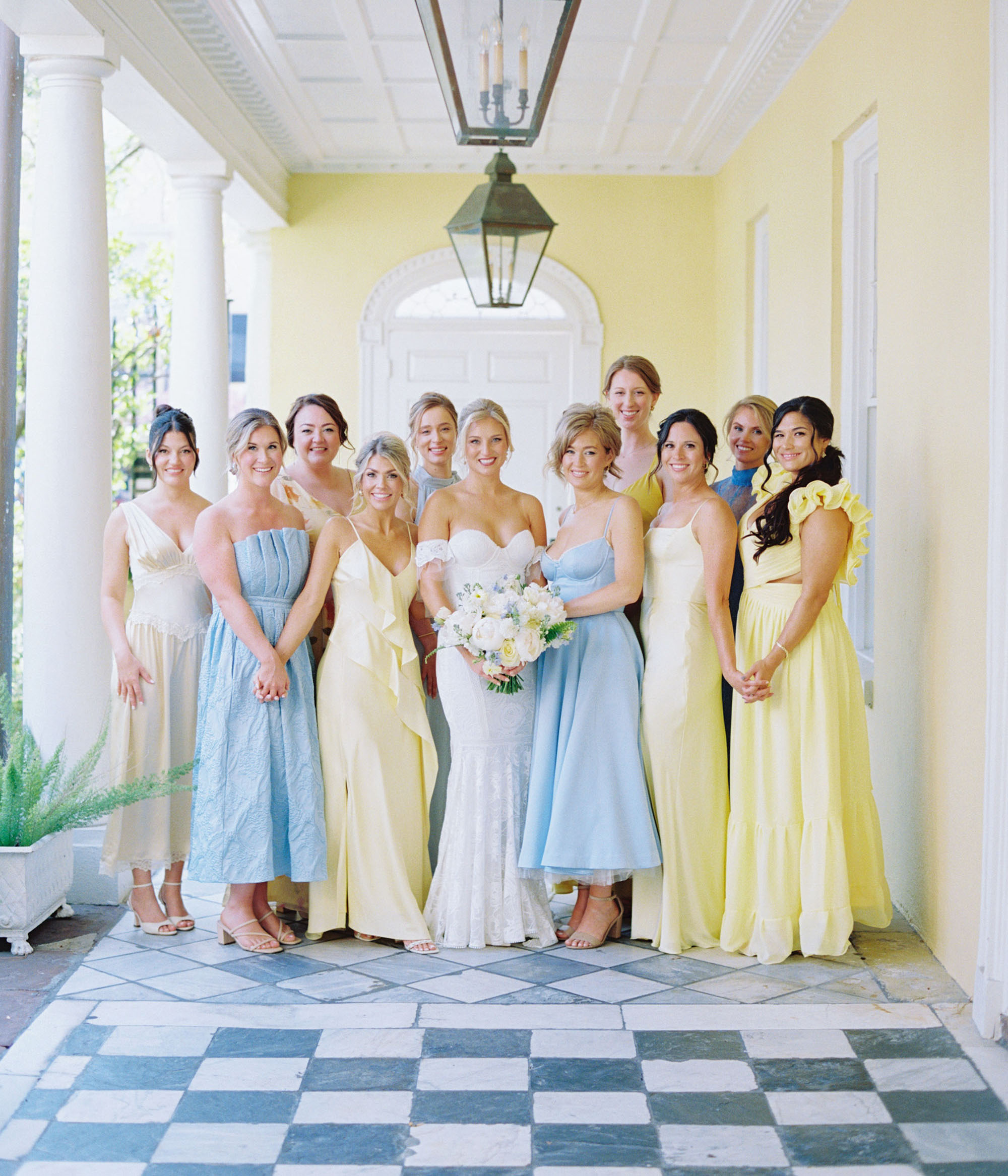 Elegant Courtyard Wedding in Historic Charleston Venue