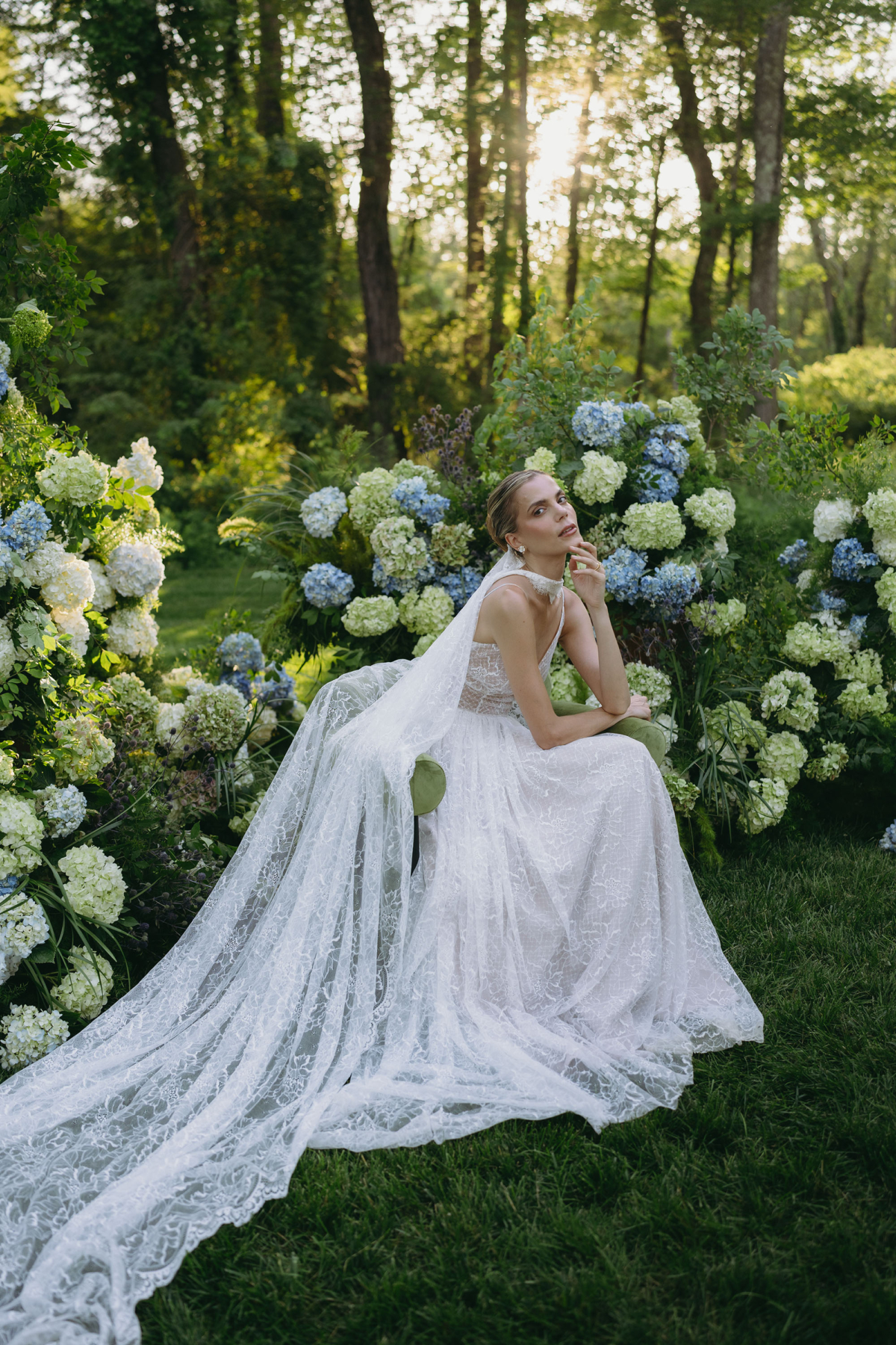 Bold Coastal Beauty Meets Refined Garden Romance