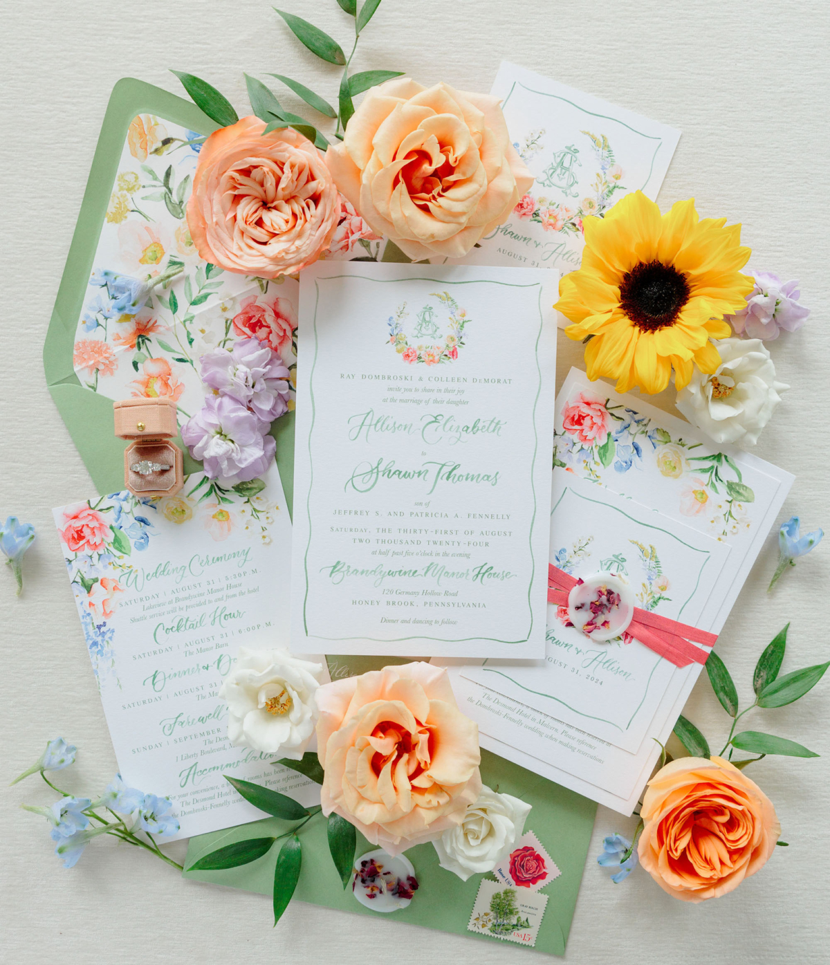 A Colourful Outdoor Wedding Overflowing with Love
