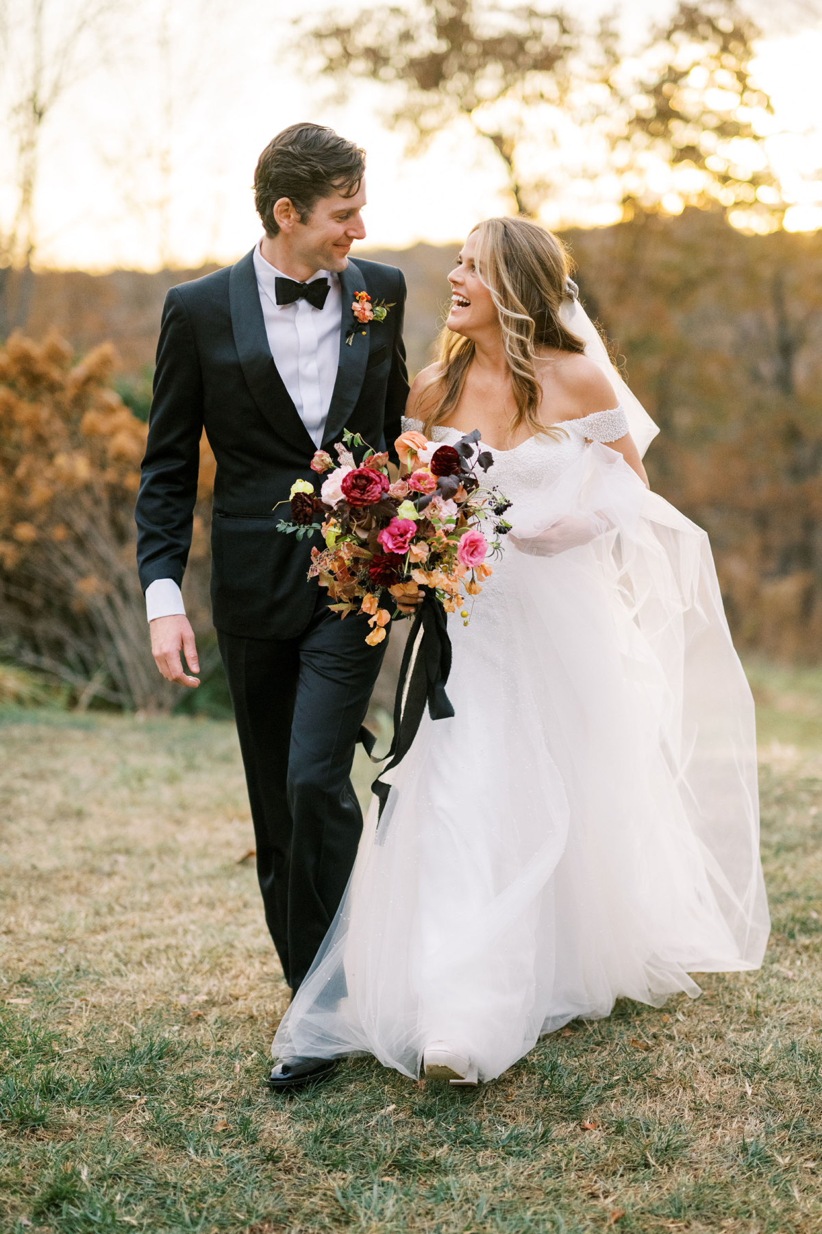 Cozy Virginia Mountain Wedding with Luxe Autumn Details