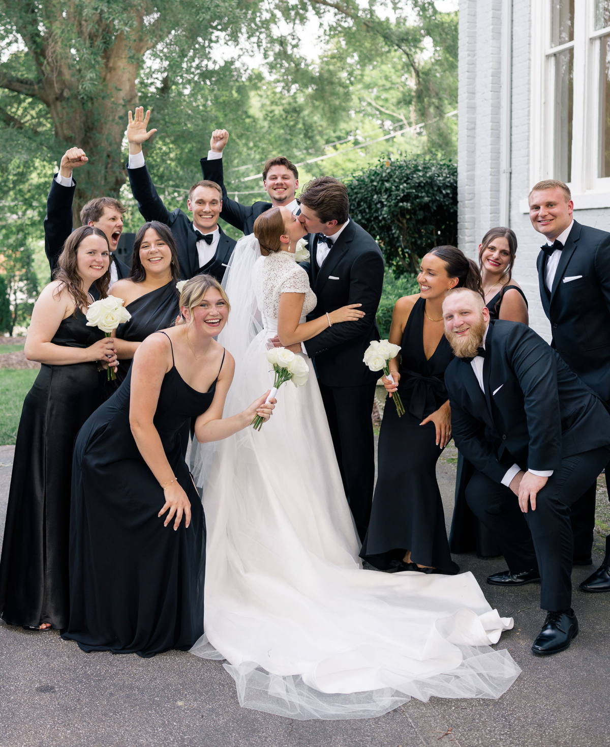 Elegant Summer Wedding with Historic Charm in Greensboro