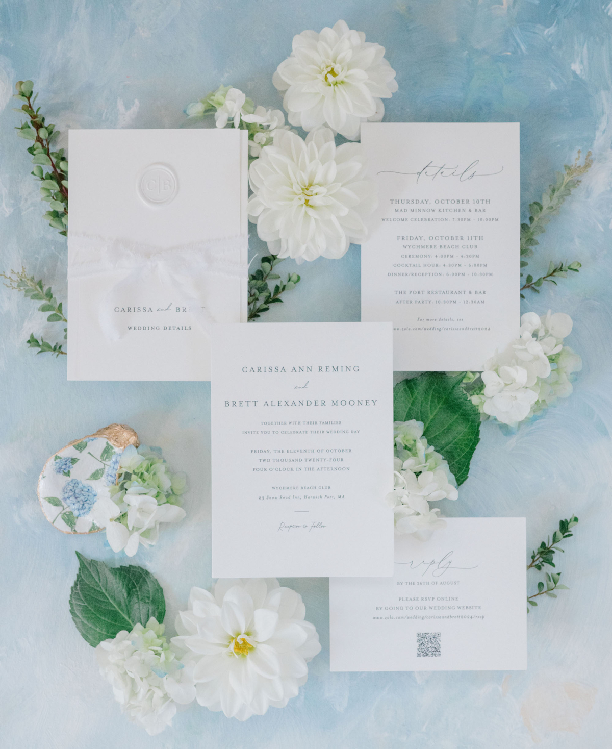 Coastal Romance on Cape Cod at Wychmere Beach
