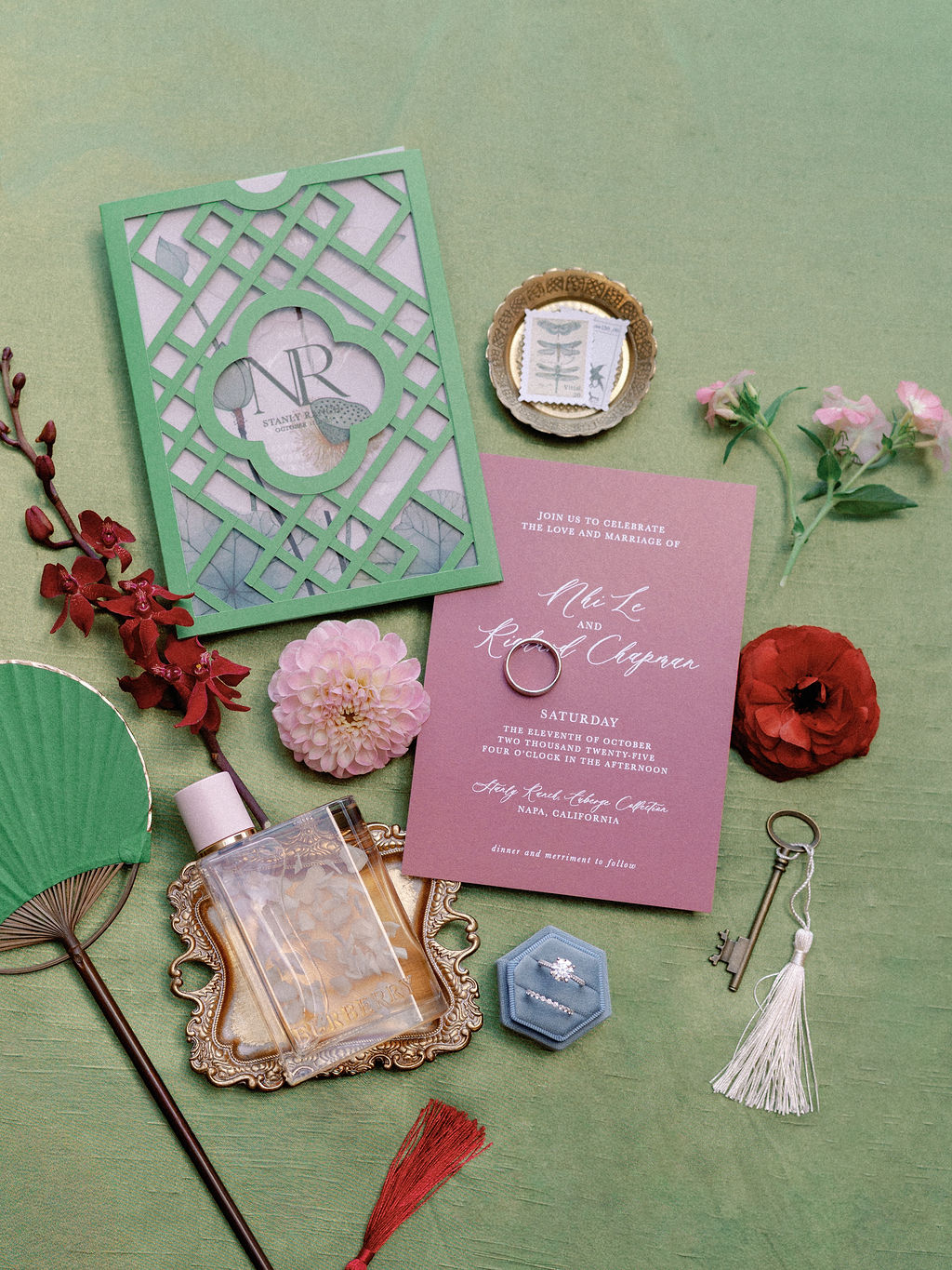 Colour-Filled Stanly Ranch Wedding with Cultural Touches - Magnolia Rouge