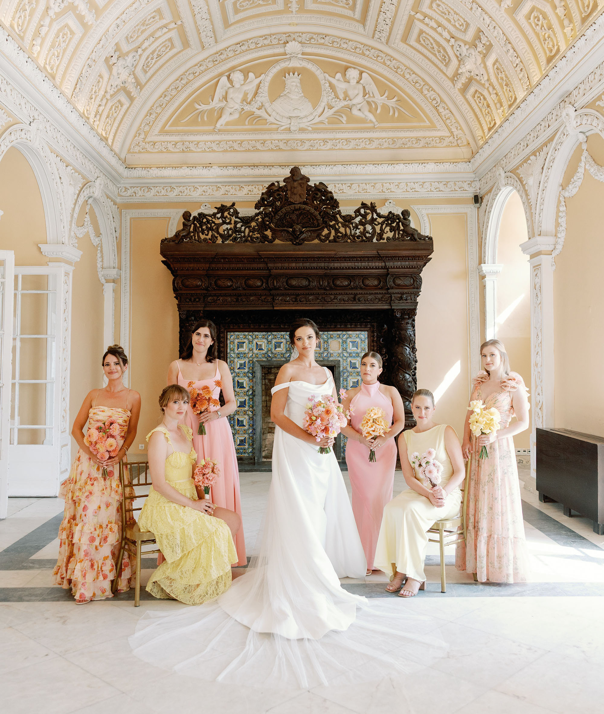 Sunset Hues Meet Black Tie Elegance in Portugal