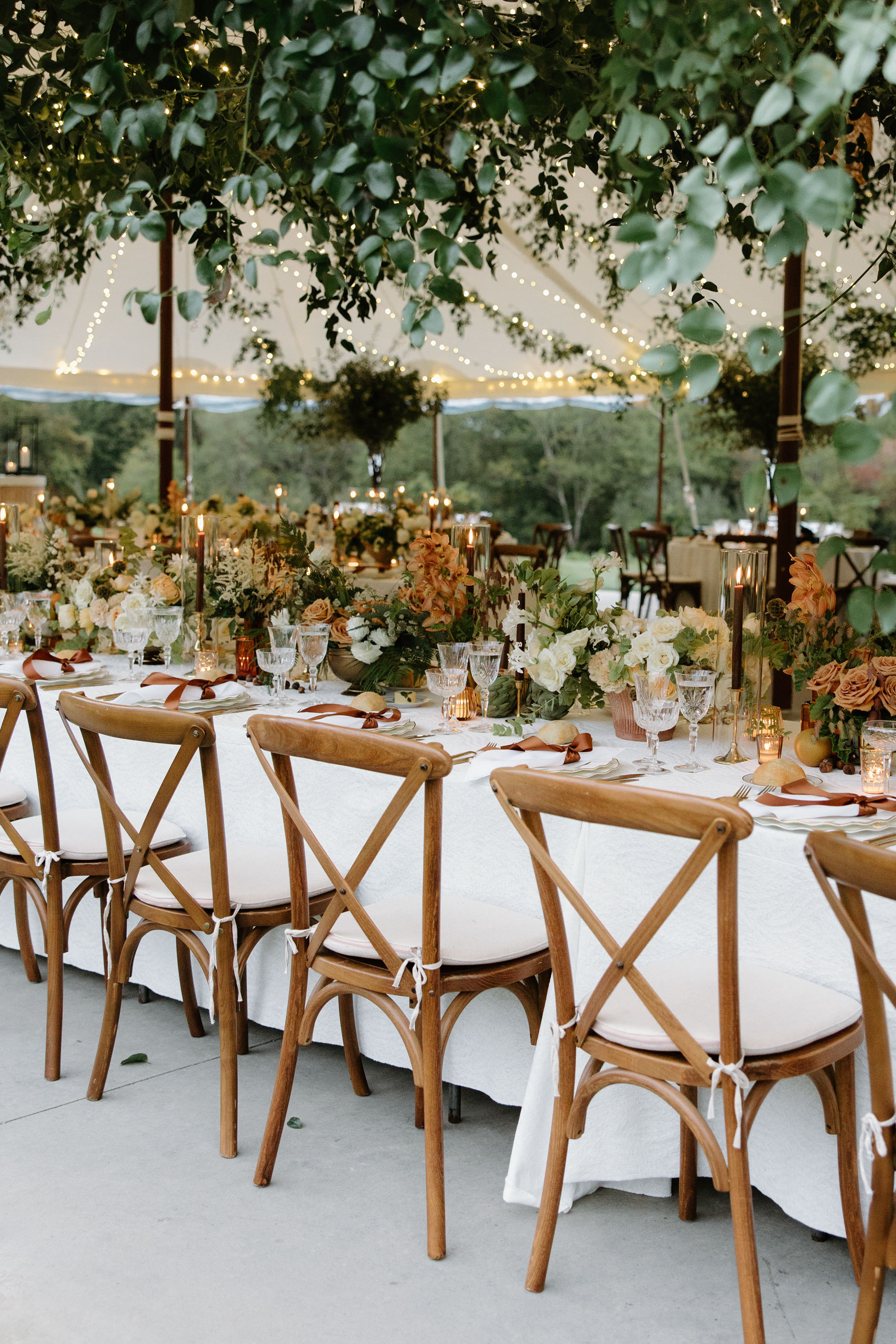 English Garden Romance Meets Fall in Rhode Island
