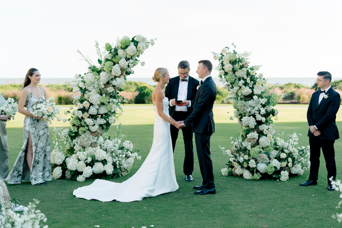 An Elegant Coastal Wedding at The Sanctuary at Kiawah